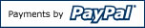 Payments by PayPal Payments by PayPal